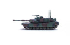 M1A2 Abrams Main Battle Tank 1:64 Diecast Model, US Army Military Tank Collectible, Detailed Camouflage Abrams Tank Scale Model for Display and Collection