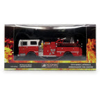 San Francisco Engine 31 Fire Truck 1:64 Diecast Model, Vintage American Fire Engine Miniature, Red Rescue Ladder Truck Alloy Collectible