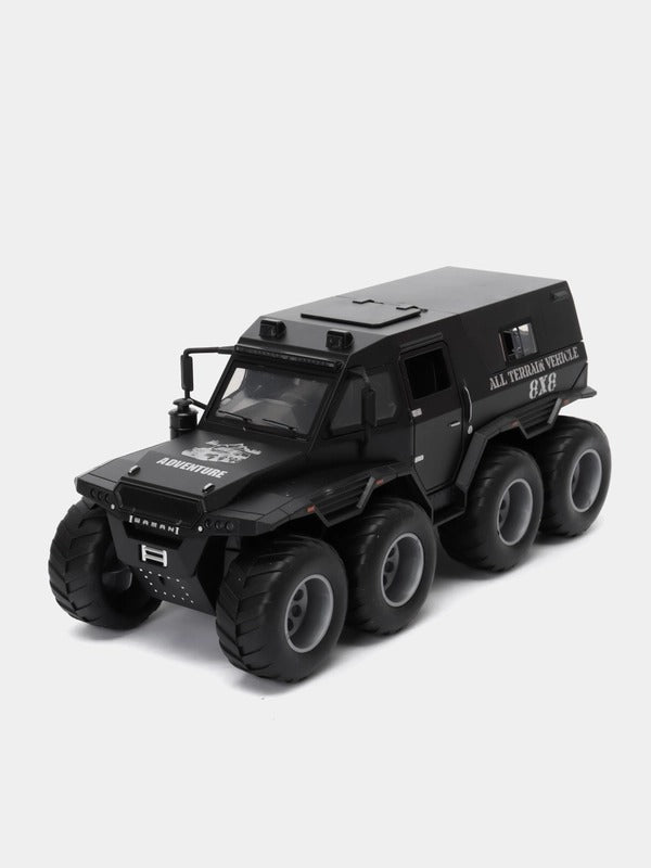 1:32 Avtoros Shaman 8x8 Off Road Truck Model, All Terrain Expedition Vehicle Diecast Miniature Collectible