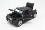 1:32 Dartz Kombat Prombron Armored SUV Diecast Model Car, Black Luxury Tactical Vehicle Alloy Miniature