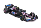 1:43 Alpine A524 BWT Formula 1 Diecast Car Model, Pink Black F1 Racing Miniature Collectible for Motorsport Fans
