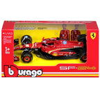1:43 Ferrari SF-24 Formula 1 Diecast Car Model, Red F1 Racing Miniature Collectible for Motorsport & Ferrari Fans