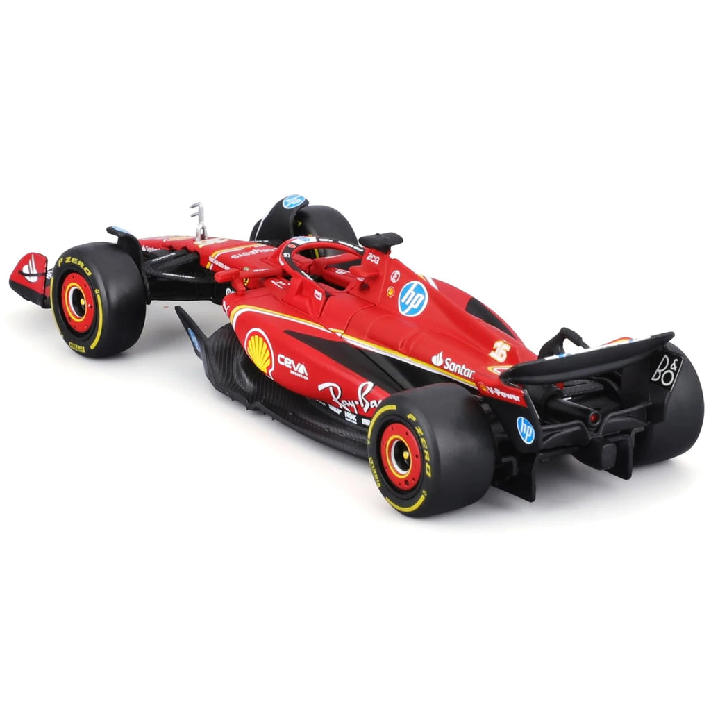 1:43 Ferrari SF-24 Formula 1 Diecast Car Model, Red F1 Racing Miniature Collectible for Motorsport & Ferrari Fans