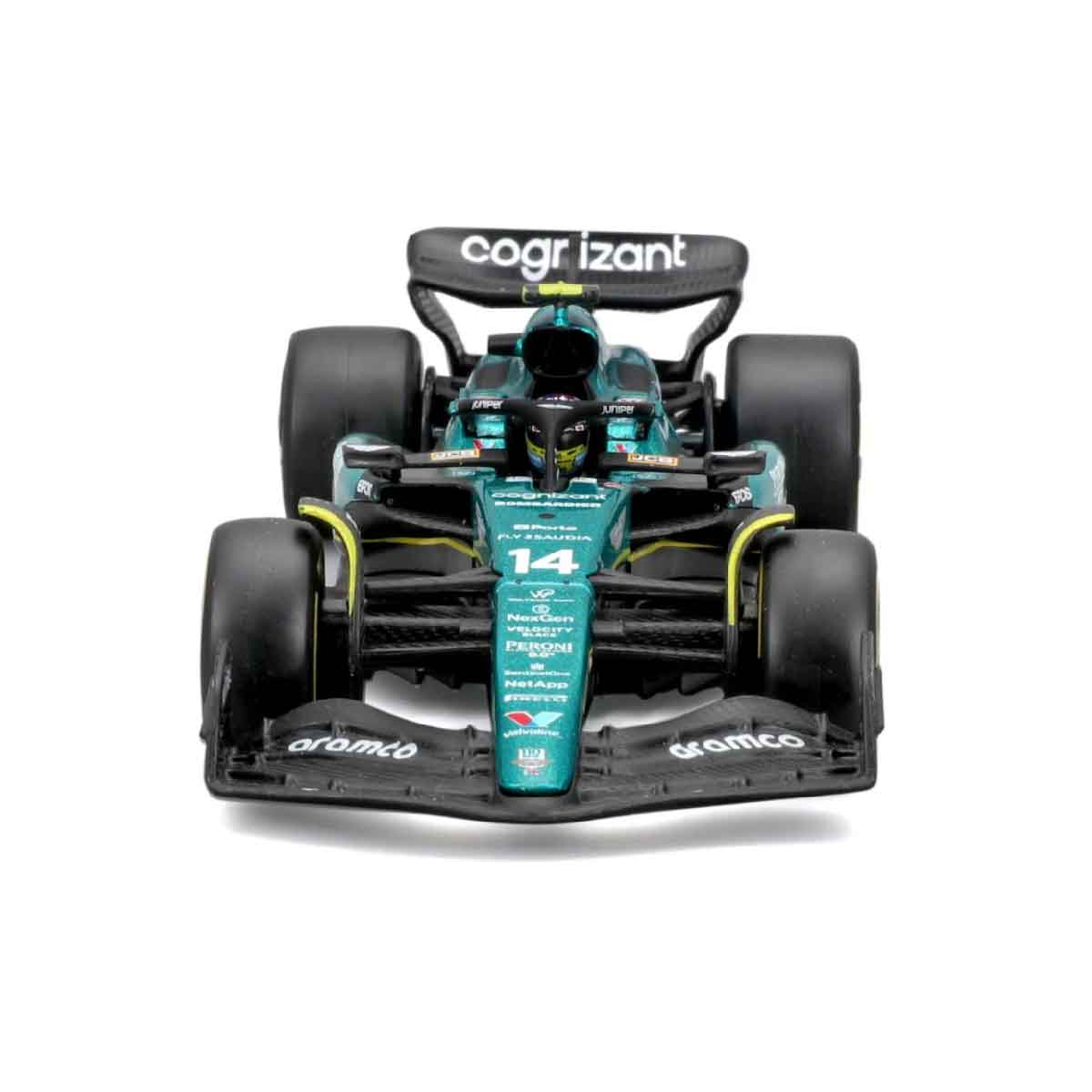1:24 Aston Martin AMR23 Formula 1 Diecast Car Model, Aramco Cognizant F1 Racing Miniature Collectible for Motorsport Fans