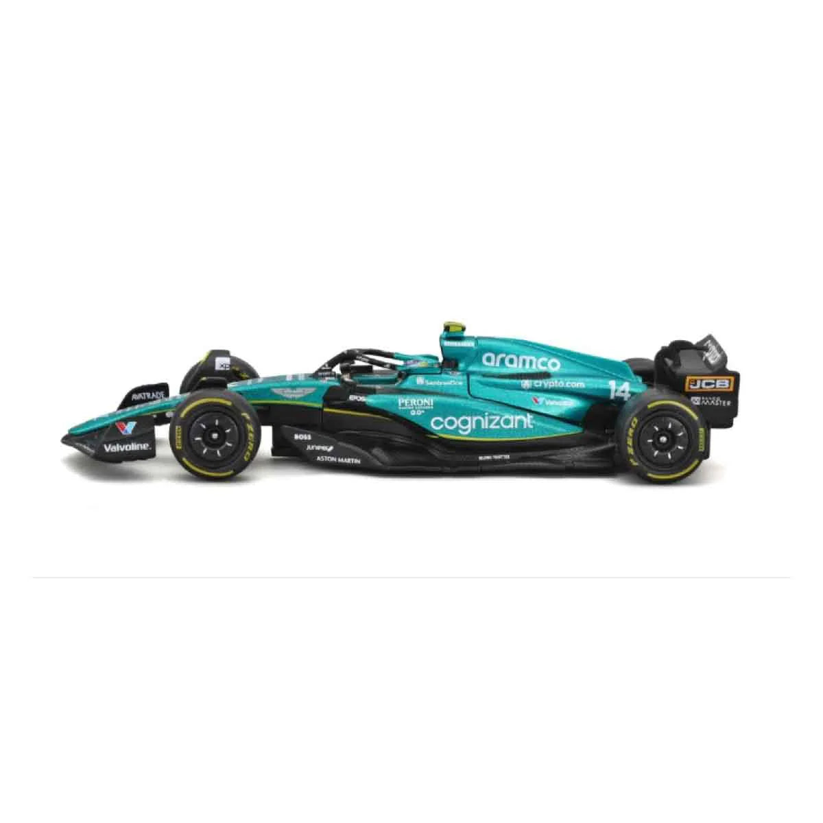 1:24 Aston Martin AMR23 Formula 1 Diecast Car Model, Aramco Cognizant F1 Racing Miniature Collectible for Motorsport Fans