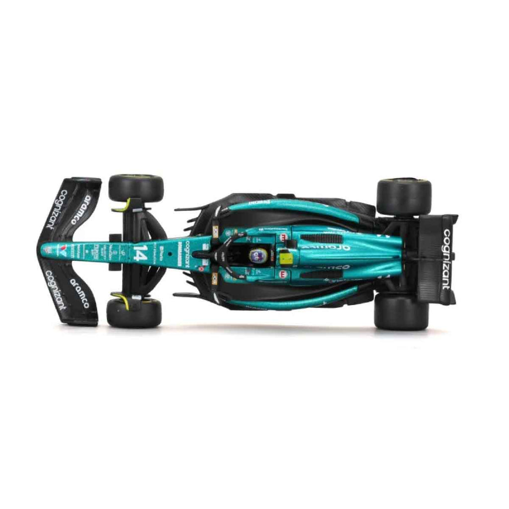 1:24 Aston Martin AMR23 Formula 1 Diecast Car Model, Aramco Cognizant F1 Racing Miniature Collectible for Motorsport Fans