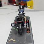 1:18 Harley Davidson Fat Bob 114 Black Diecast Motorcycle Model, Custom Alloy Miniature for Motorcycle Collectors