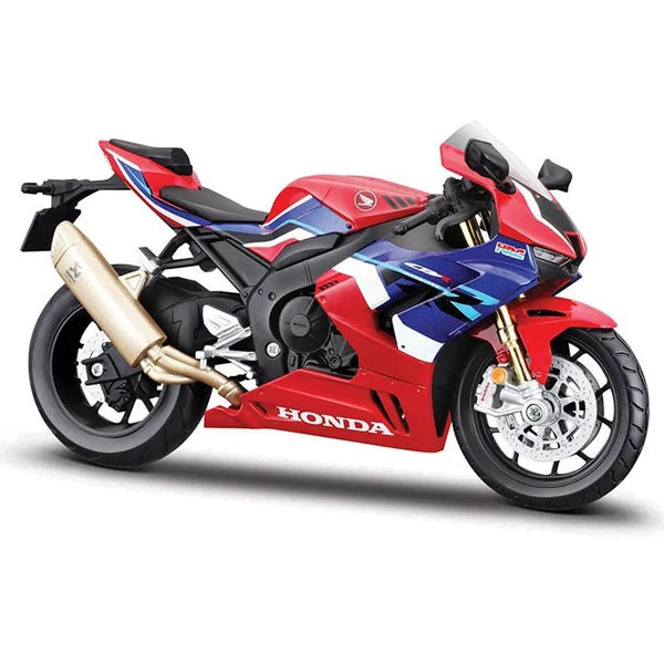 1:12 Honda CBR1000RR-R Fireblade SP Diecast Motorcycle Model, Red Blue Sport Bike Alloy & Plastic Miniature for Racing Fans