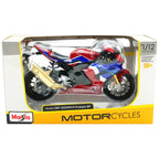 1:12 Honda CBR1000RR-R Fireblade SP Diecast Motorcycle Model, Red Blue Sport Bike Alloy & Plastic Miniature for Racing Fans