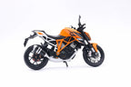 1:12 KTM 1290 Super Duke R Diecast Motorcycle Model, Orange Black Streetfighter Bike Alloy & Plastic Miniature for Collectors