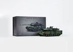 Leopard 2A6 Main Battle Tank 1:64 Diecast Model, German Army Military Tank Collectible, Detailed Camouflage Tank Scale Model for Display and Collection