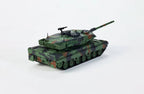 Leopard 2A6 Main Battle Tank 1:64 Diecast Model, German Army Military Tank Collectible, Detailed Camouflage Tank Scale Model for Display and Collection