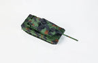 Leopard 2A6 Main Battle Tank 1:64 Diecast Model, German Army Military Tank Collectible, Detailed Camouflage Tank Scale Model for Display and Collection