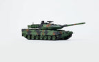 Leopard 2A6 Main Battle Tank 1:64 Diecast Model, German Army Military Tank Collectible, Detailed Camouflage Tank Scale Model for Display and Collection