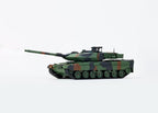 Leopard 2A6 Main Battle Tank 1:64 Diecast Model, German Army Military Tank Collectible, Detailed Camouflage Tank Scale Model for Display and Collection