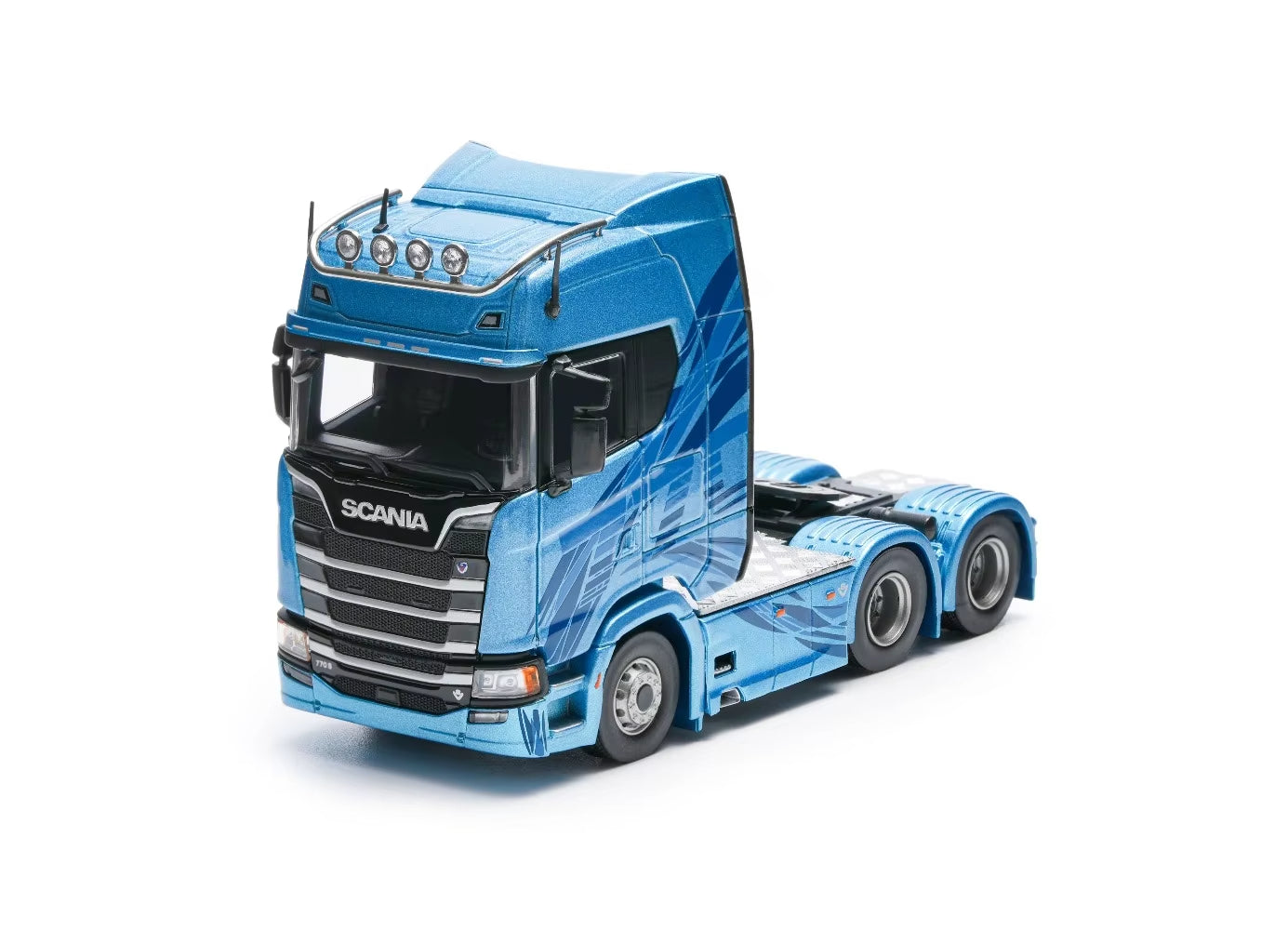 Masdi Scania 770S V8 1:64 Diecast Truck Model, Scania Semi Truck Tractor Collectible, Detailed European Truck Scale Model for Display and Collection