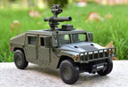 Hummer Humvee M1046 Military 1:32 Diecast Model Vehicle, US Army Tactical Armored Truck Collectible, Detailed Humvee Scale Model for Display and Military Collection