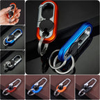 Heavy Duty Metal Carabiner Keychain, Stainless Steel Key Ring Clip, Tactical Key Holder for Men